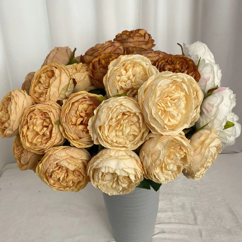 bouquet de roses artificielles décoratif pour mariage et événements