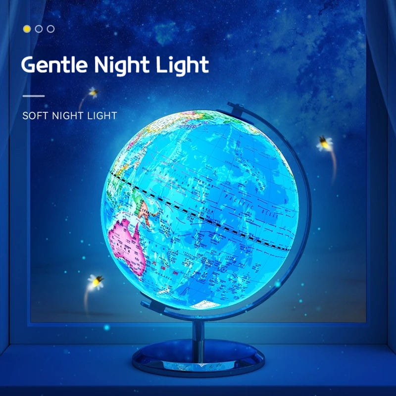 globe lumineux éducatif avec constellations et lumière led