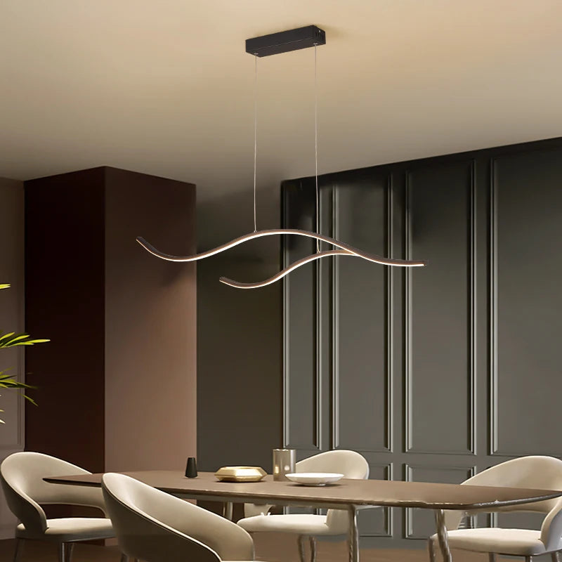 suspension lumineuse intelligente avec alexa pour décoration moderne