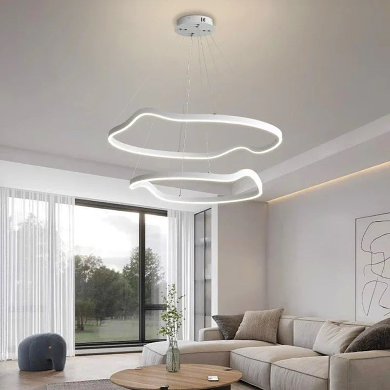 lustre suspension led pour éclairage intérieur moderne