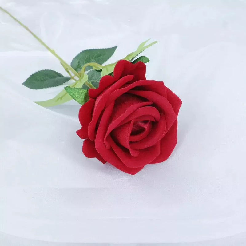 rose artificielle en soie pour décoration de mariage et événements