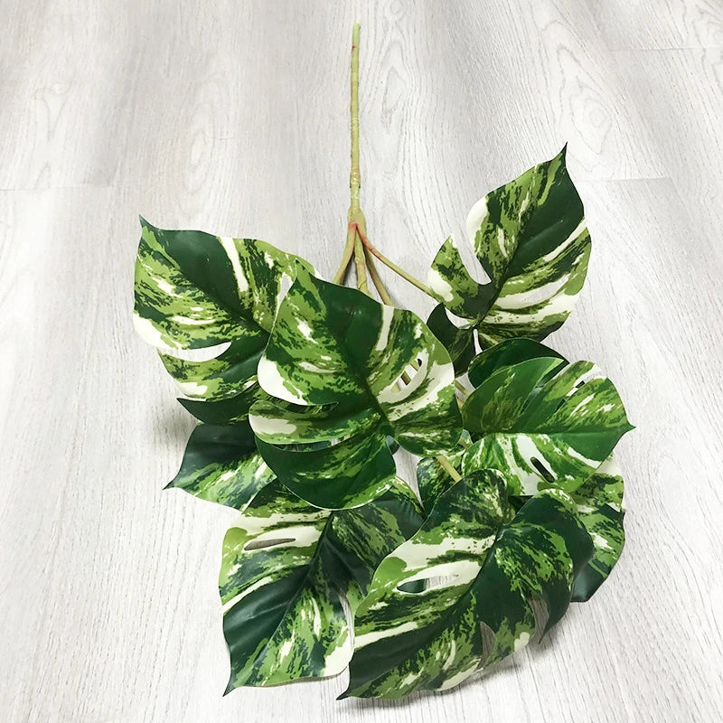 plantes artificielles monstera pour décoration intérieure et extérieure