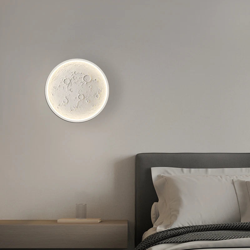 plafonnier led nordique créatif lune minimaliste moderne