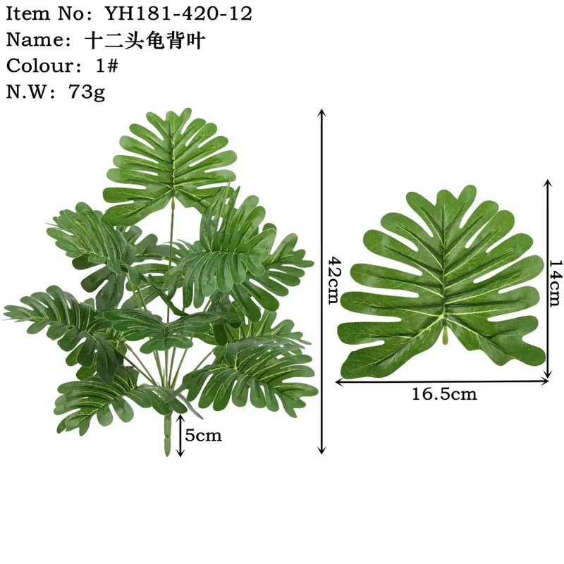 plantes artificielles palmier tropical pour décoration intérieure et extérieure