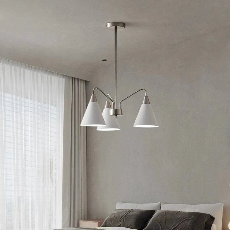 lustre moderne en fer design pour décoration intérieure lumineuse