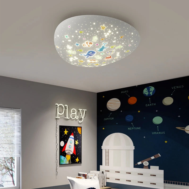 plafonnier led moderne avec intensité variable pour décoration intérieure