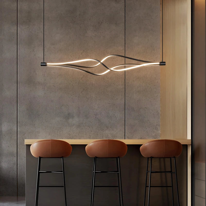 lustre nordique minimaliste moderne créatif pour table de bar