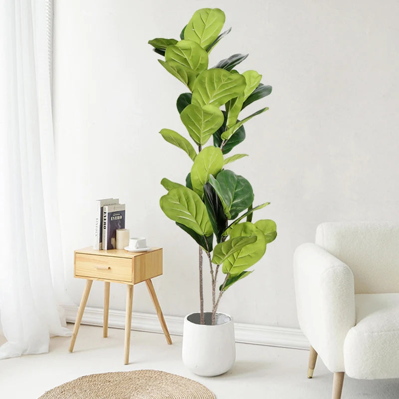 grandes plantes artificielles ficus pour décoration extérieure jardin