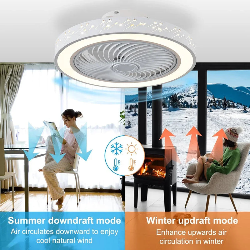 plafonnier led dimmable 6 vitesses avec télécommande moderne