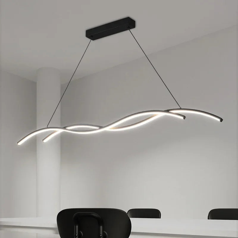 suspension moderne à led pour décoration intérieure élégante