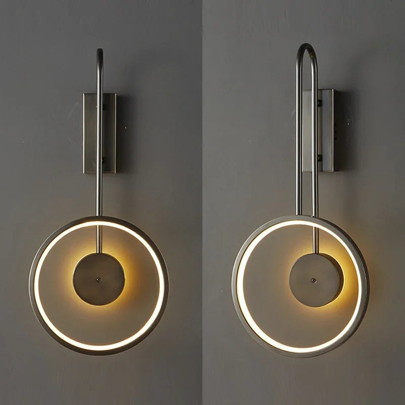 Light Luxury Bedroom Wall Light, Fashionable and Simple LED Living Room Background Wall Light, Bedside Lamp, Stair Light