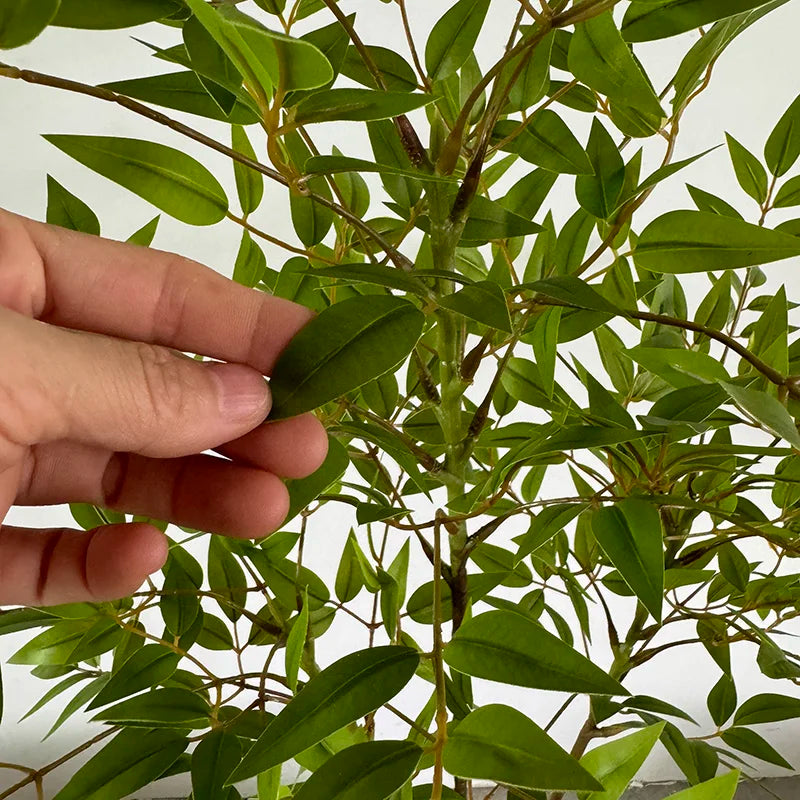 ficus artificiel grande branche pour décoration intérieure et extérieure