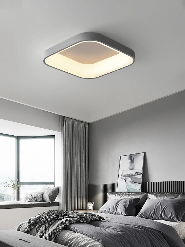 plafonnier nordique minimaliste design moderne en led rond