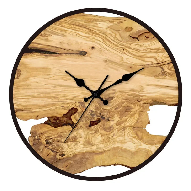 horloge murale acrylique silencieuse pour décoration intérieure moderne