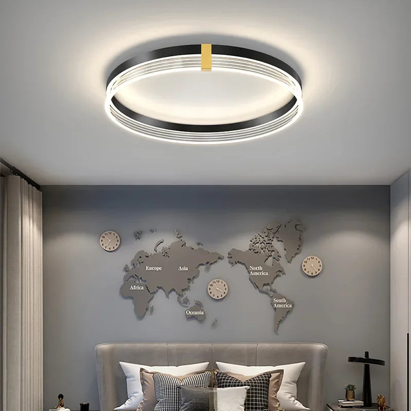 plafonnier led moderne design acrylique pour intérieur élégant