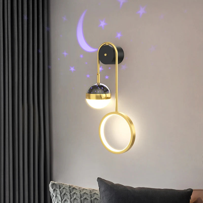 applique murale led pour enfants étoile luxe éclairage intérieur