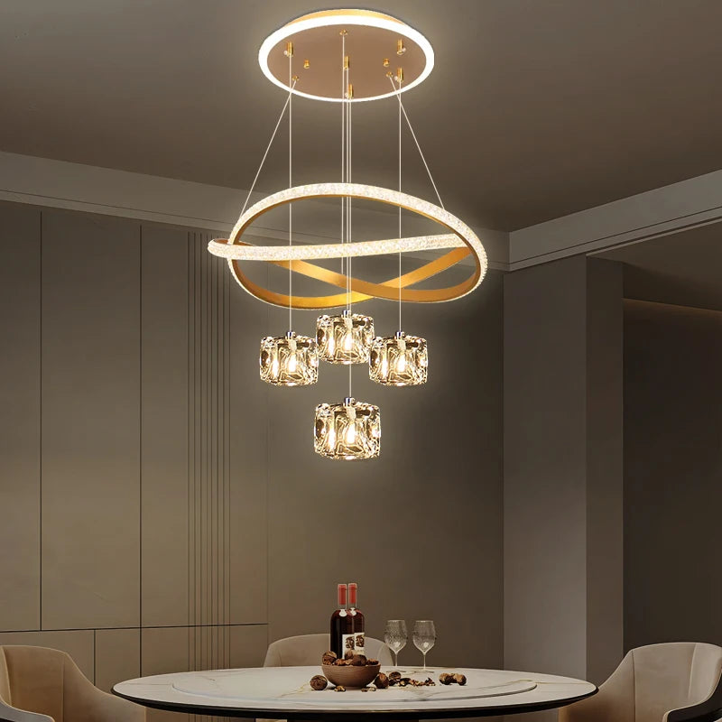 lustre led design pour éclairage intérieur moderne et élégant