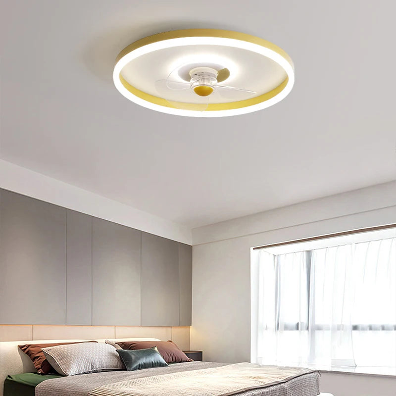 plafonnier led moderne avec ventilateur pour éclairage intérieur