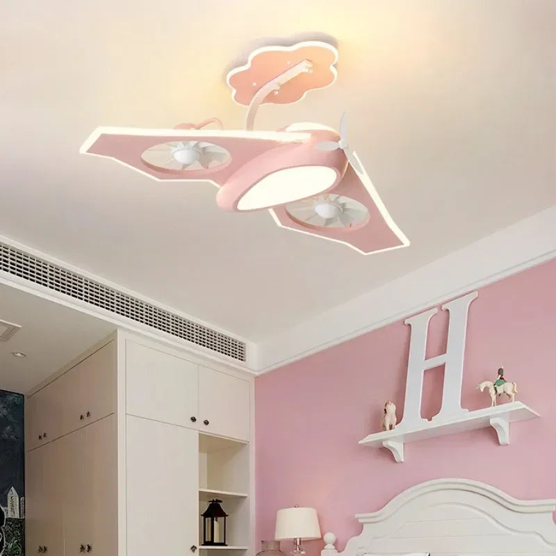 plafonnier ventilateur électrique pour chambre d'enfants design moderne