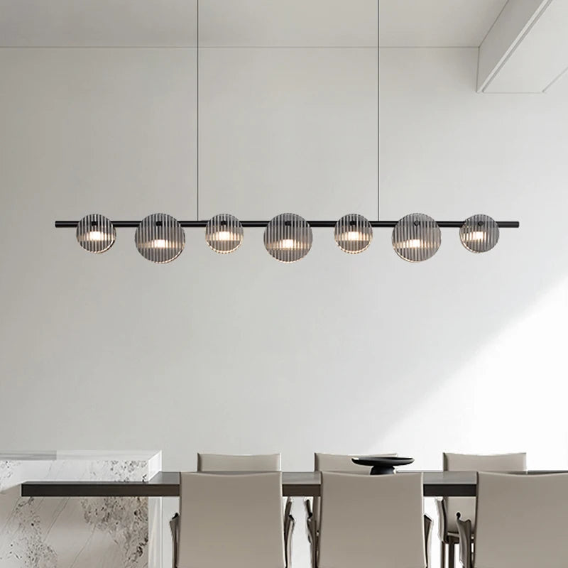 suspension led moderne style minimaliste pour intérieur artistique