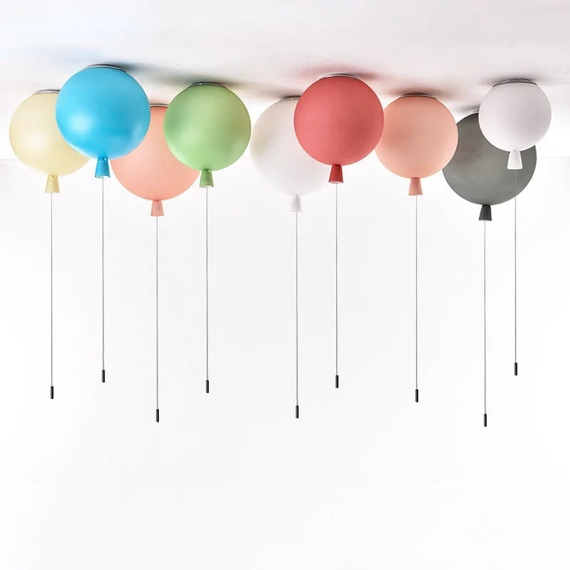 plafonnier led en forme de ballon nordique décoratif idéal pour enfants