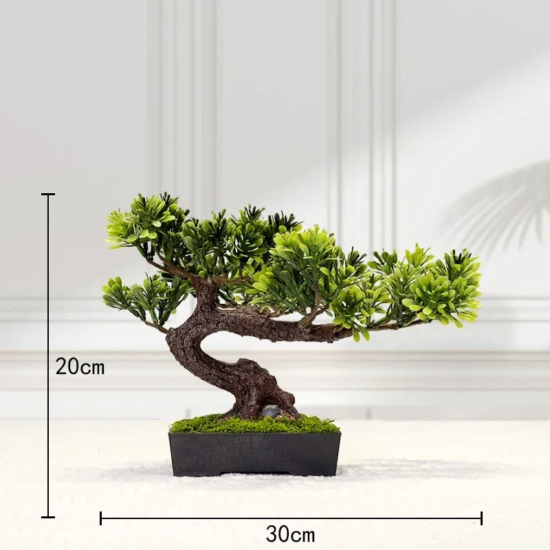 simulation arbre bonsaï pour décoration intérieure et aménagement extérieur