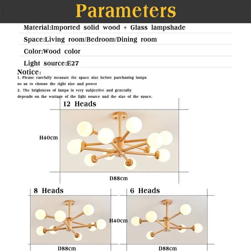 lustre en verre moderne pour décoration intérieure élégante