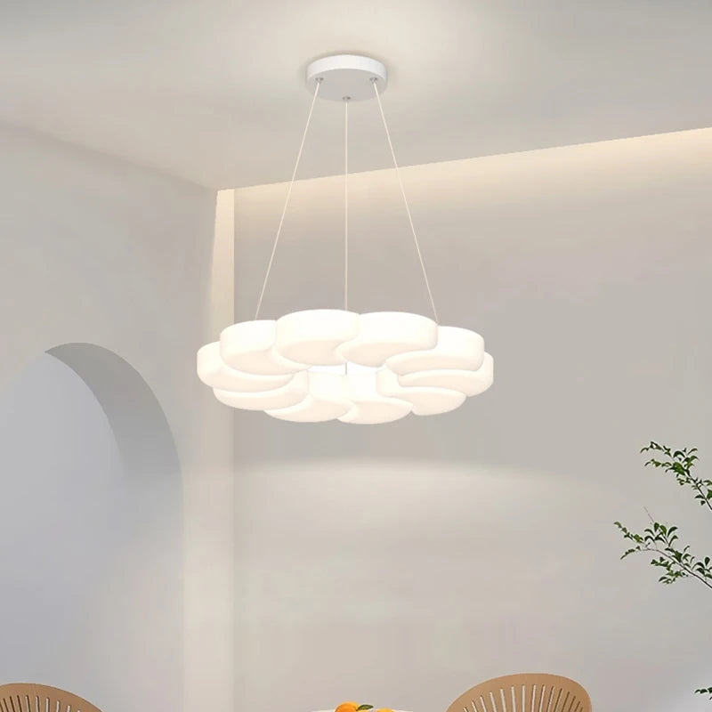 plafonnier led moderne en cristal pour intérieur élégant