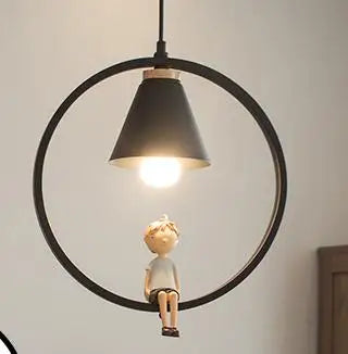 suspension vintage en fer pour éclairage enfants et cafés