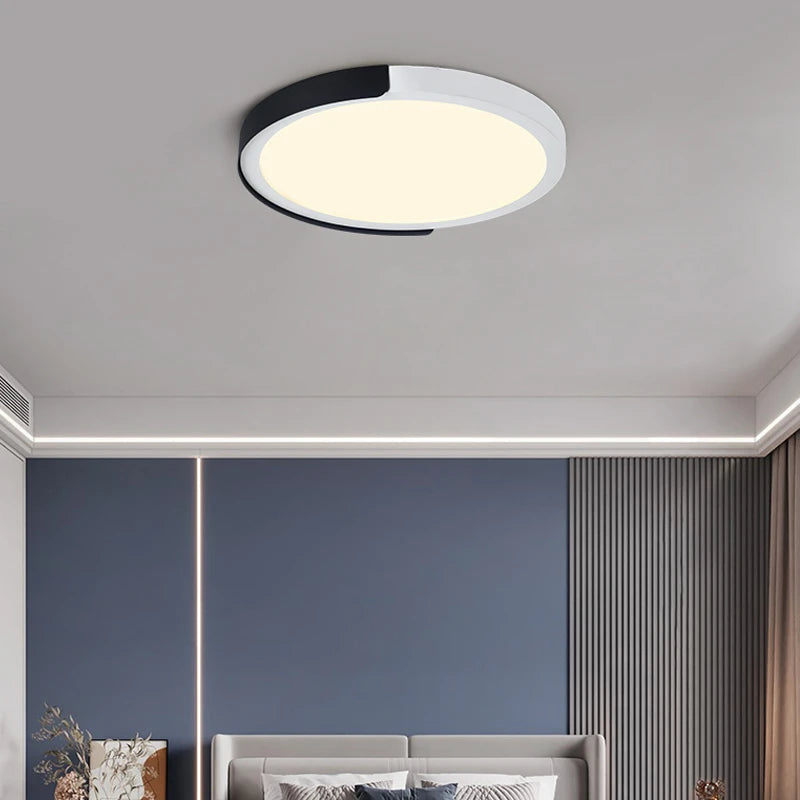 simple led trois anti-plafonnier rond maison lampe