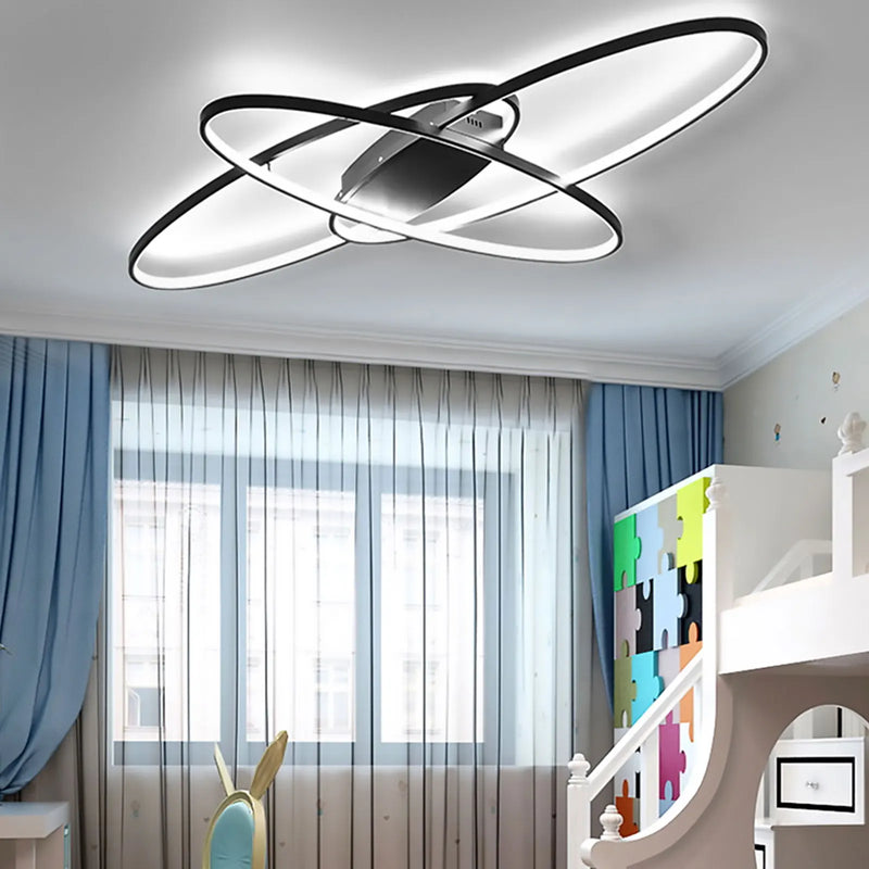 lustre led créatif luminaire de suspension plafonnier