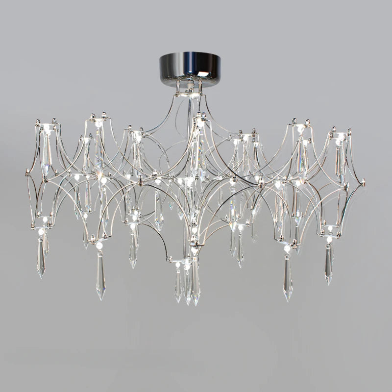 lustre en cristal moderne pour un décor intérieur élégant