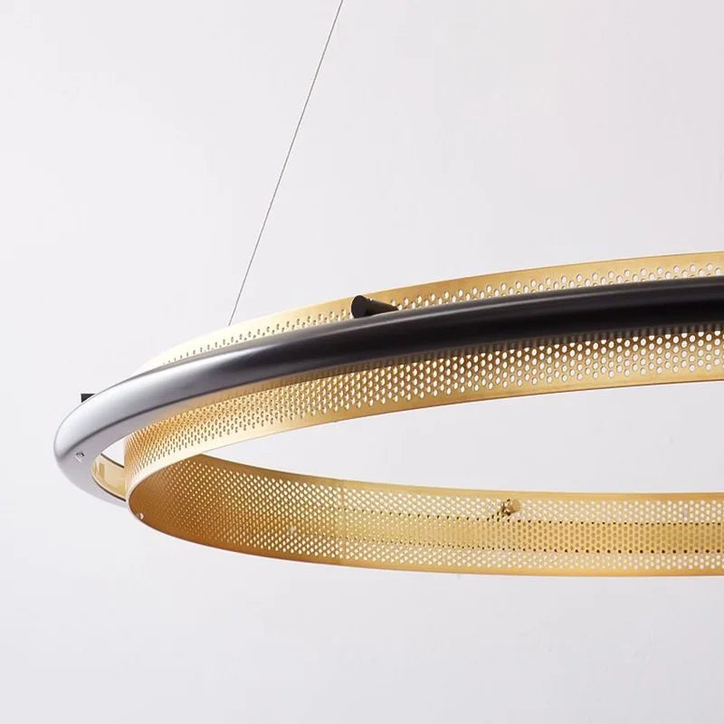 lustre led circulaire de luxe pour décoration intérieure moderne