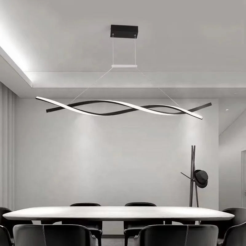 suspension moderne à led pour décoration intérieure élégante