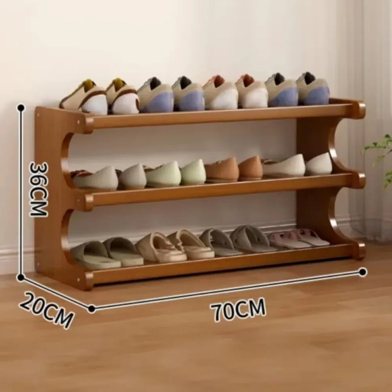 étagère à chaussures intérieure simple et peu encombrante