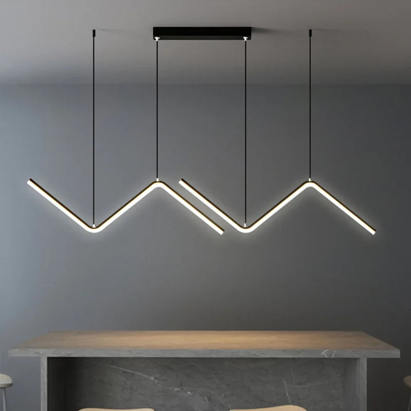 lustre moderne à led avec télécommande pour intérieur décoratif