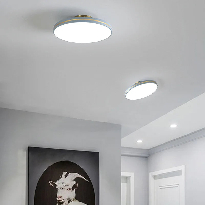 plafond moderne à leds pour décoration intérieure éclairage