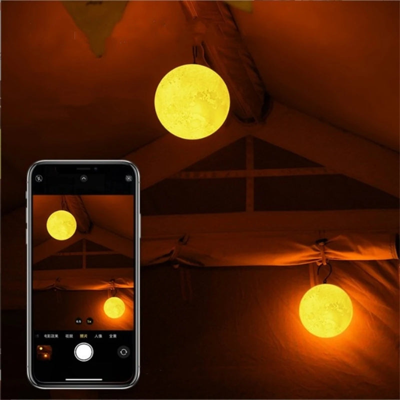 lampe de lune portable pour camping et décoration extérieure