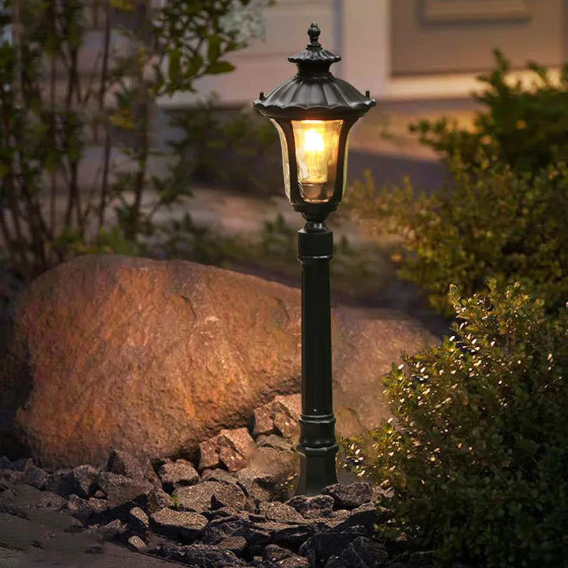 lampadaire rétro pour jardin et allées extérieures