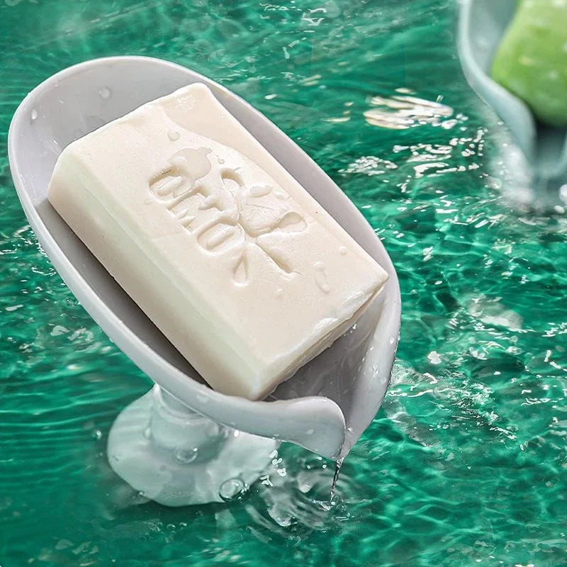 distributeur de savon en forme de feuille pour cuisine et salle de bain