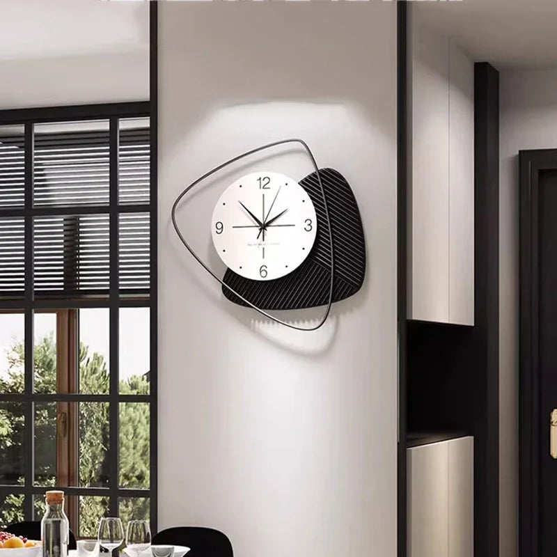 horloge murale silencieuse design nordique moderne luxe décoratif