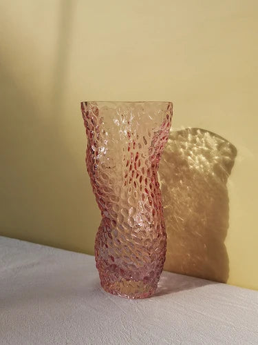 vase en verre nordique transparent pour décorations florales élégantes