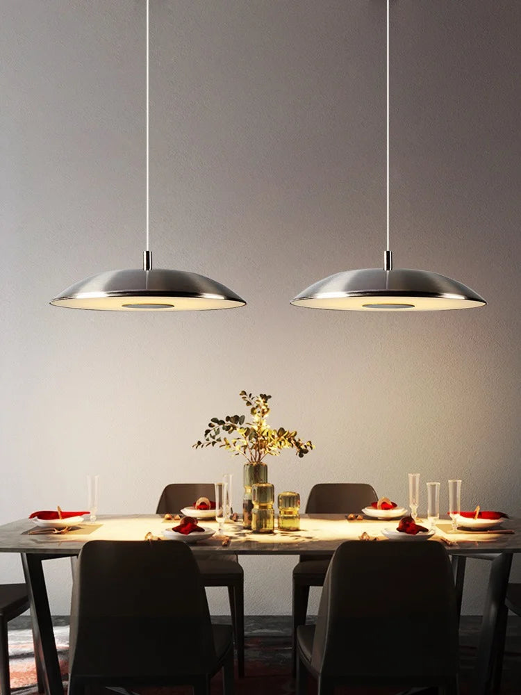 lustre circulaire design minimaliste en forme de soucoupe volante