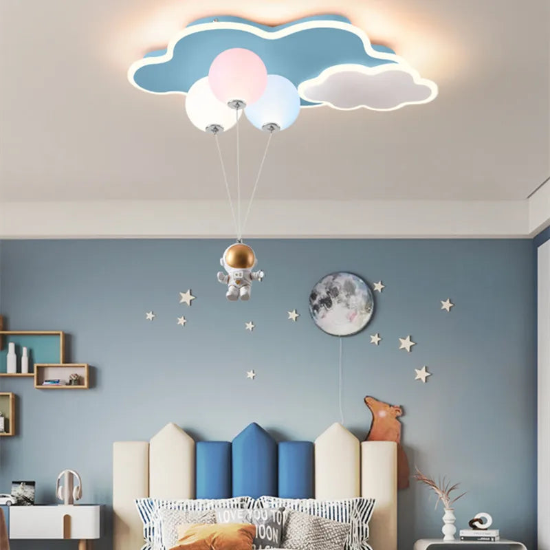 plafonnier nuage pour décoration enfant et espace intérieur