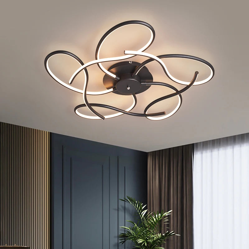 Gleam Modern LED Chandelier For Home Living Room Decoration, Bedroom Home Decoration, Ceiling Chandelier For Smart Home