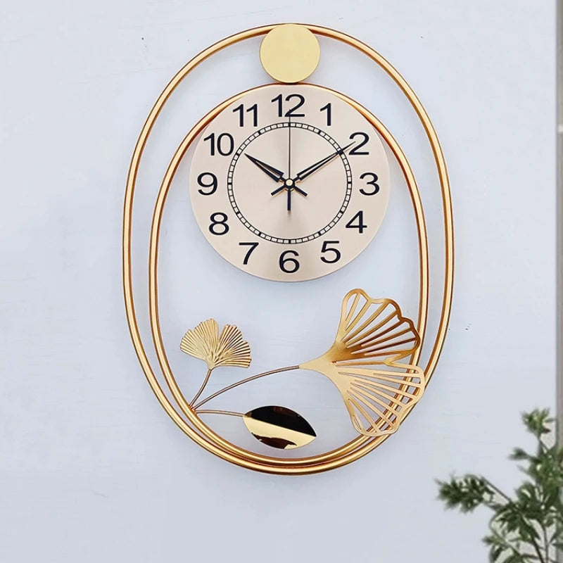 horloge murale moderne de luxe design suspendu décoratif