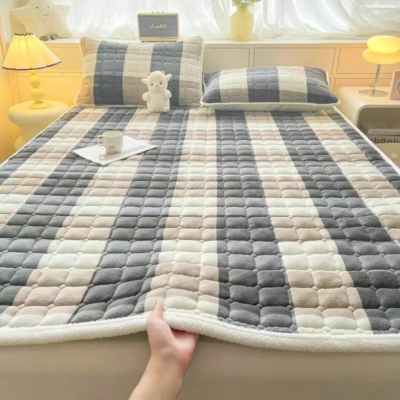 surmatelas en velours chaud pour un confort hivernal