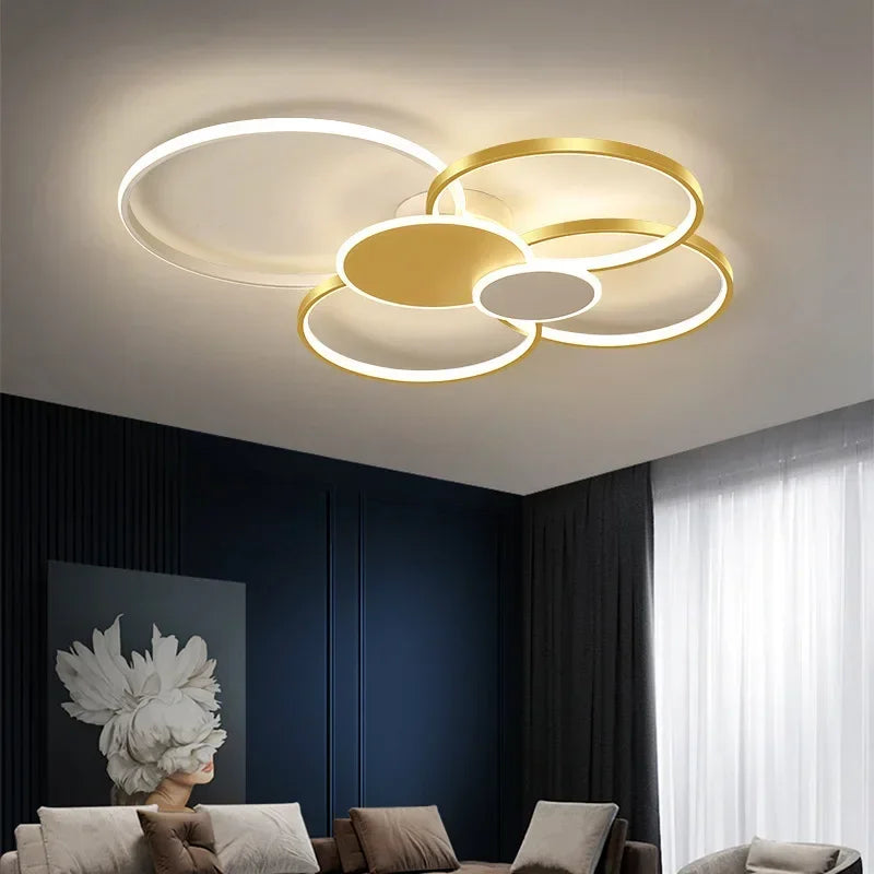 lustre moderne pour éclairage intérieur design élégant et luxueux