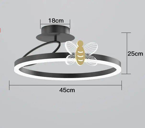 plafonnier led rond design pour éclairage intérieur moderne