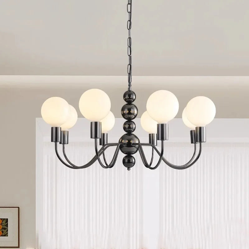 lustre nordique en métal pour décoration intérieure suspendue